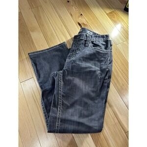 BKE Men's Derek Bootleg Size 34S Jeans White Stitch